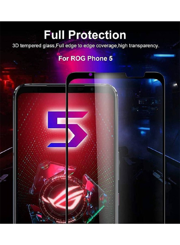 ASUS ROG Phone 5 Full-Screen Tempered Glass Screen Protector, Clear