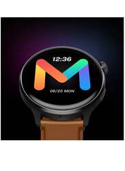 Mibro Watch Lite2 1.3-inch Amoled HD Display Smartwatch, 60 Sports Modes, HD Bluetooth Calling, SpO2 Health Monitoring, Dual Straps, Brown/Black