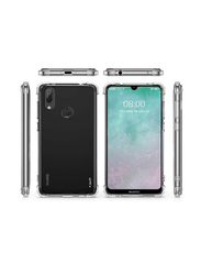 Huawei Y7 2019 Crystal Clear Shockproof TPU Bumper Cell Mobile Phone Case Cover, Clear