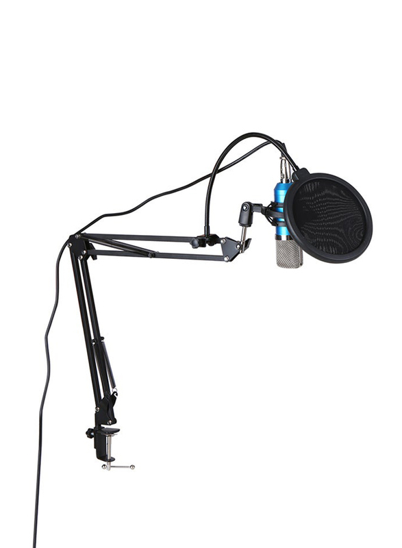 Professional Studio Recording Condenser Microphone Kit, BM700, Black/Silver/White