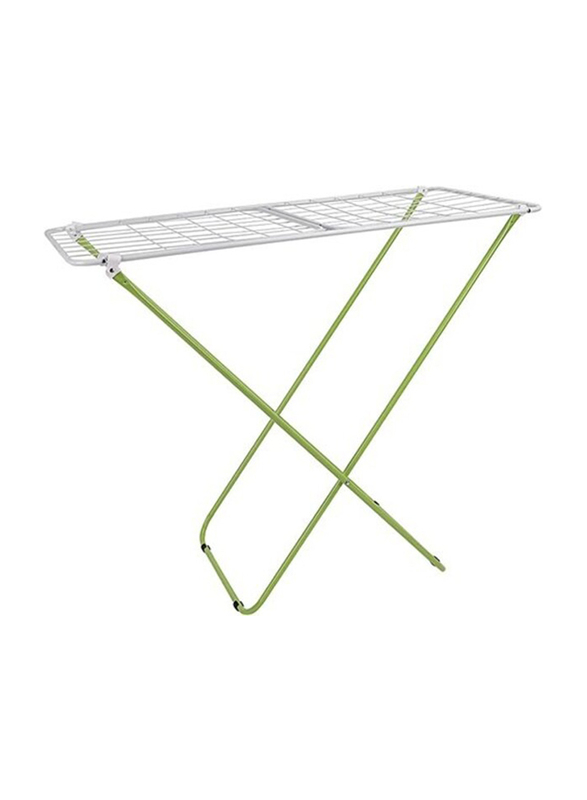 Cloth Dryer Rack 18mm Drying Stand, Green/White