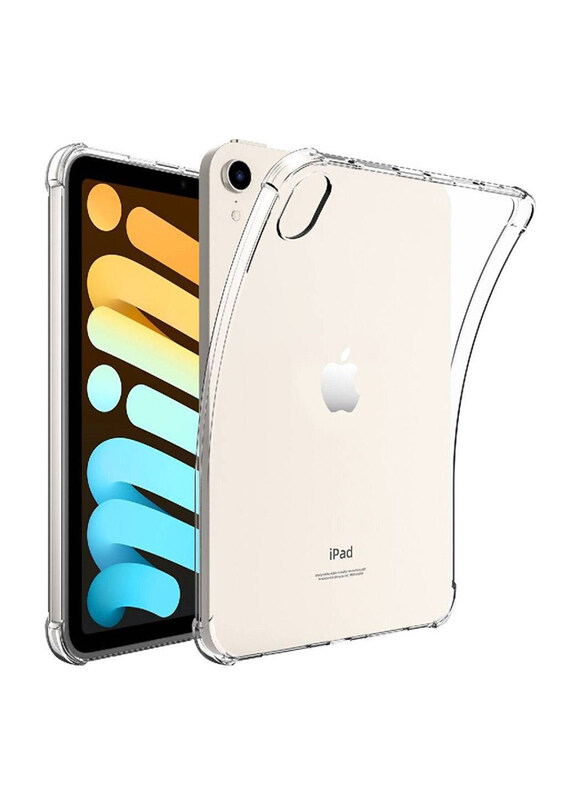 Apple iPad Mini 6 2021 (6th Generation) Ultra Soft Flexible Transparent Bumper Back Case Cover, Clear