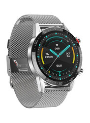 1.3-Inch Waterproof Smartwatch with Bluetooth, Silver