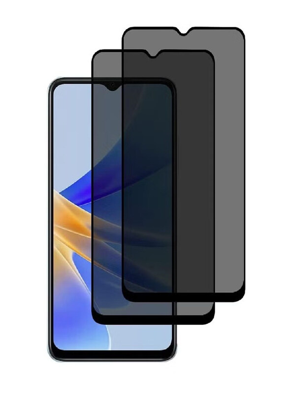 

HYX Huawei Nova Y70 2 Pack Anti-Spy Full Screen Privacy Tempered Glass Screen Protector, Clear