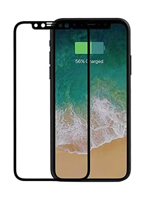 

ICS Apple iPhone X/XS Tempered Glass Screen Protector, Clear/Black