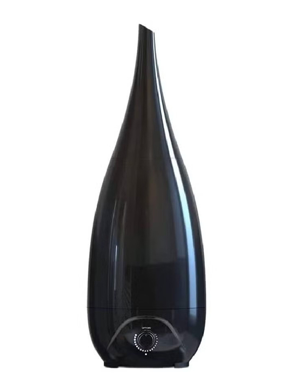 XiuWoo Cool Mist Vase Design Essential Oil Air Diffuser Humidifier, 2.6L, Black