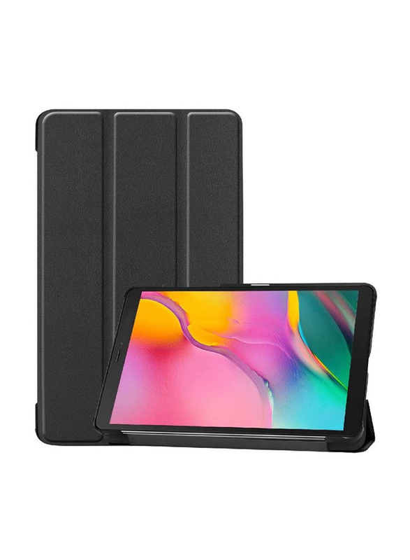 Samsung Galaxy Tab A 8.0 2019 SM-T290 SM-T295 Protective Stand Slim Hard Shell Flip Case Cover, Black