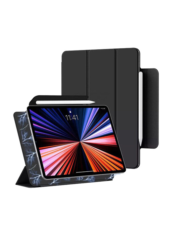 

Protect Apple iPad Pro 12.9" (2021/2020/2018 5th/4th/3rd Gen) Magnetic Mobile Phone Case Cover with Auto Sleep And Wake & Support Apple Pencil Chargin