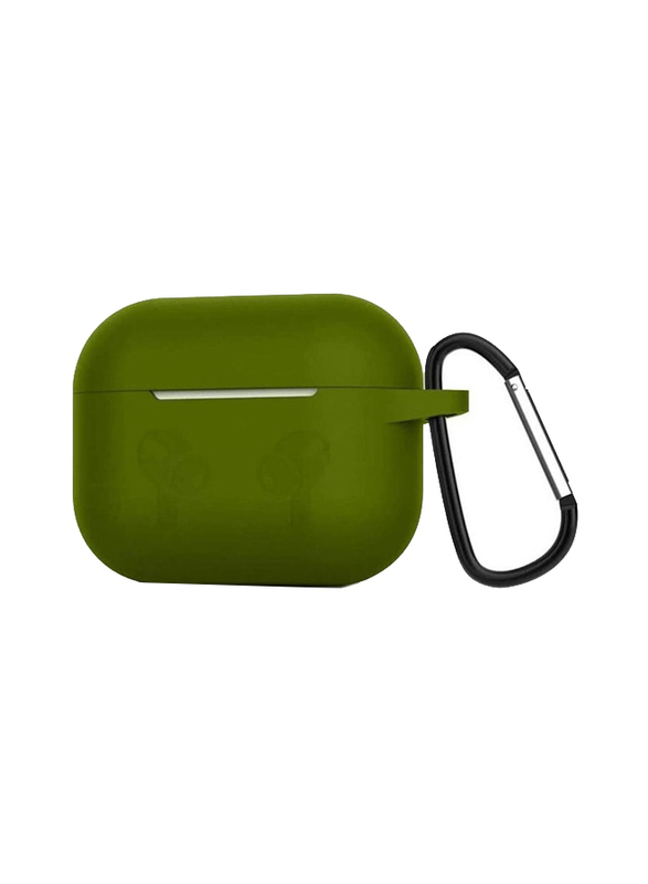 Silicone Protective Case Cover for Apple Airpods 3 3rd Generation, Green