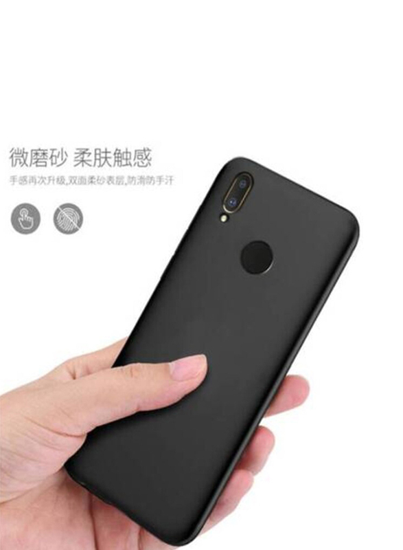 Huawei Nova 3i Protective Soft Silicone Mobile Phone Case Cover, Black