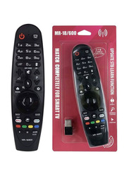 ICS MR-18/600 Replacement Magic TV Remote Control for LG Televisions Smart TVs Netflix & Prime Hot Button, Black