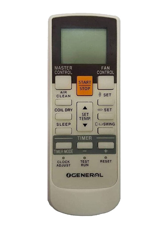 General AC Remote Control for KT-FUJI, White/Black