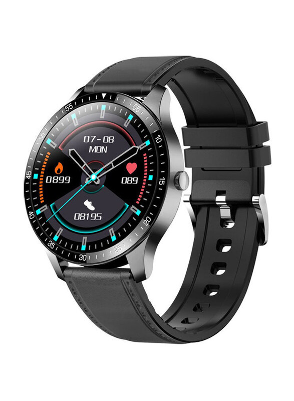 

Senbono Heart Rate Monitor Touch Screen Smartwatch, Black