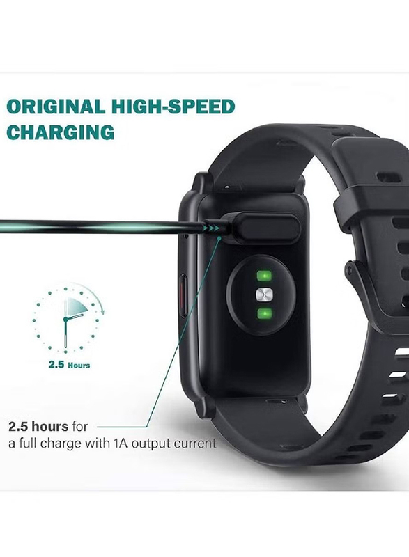 Magnetic USB Charging Cable for Honor Watch ES, Black