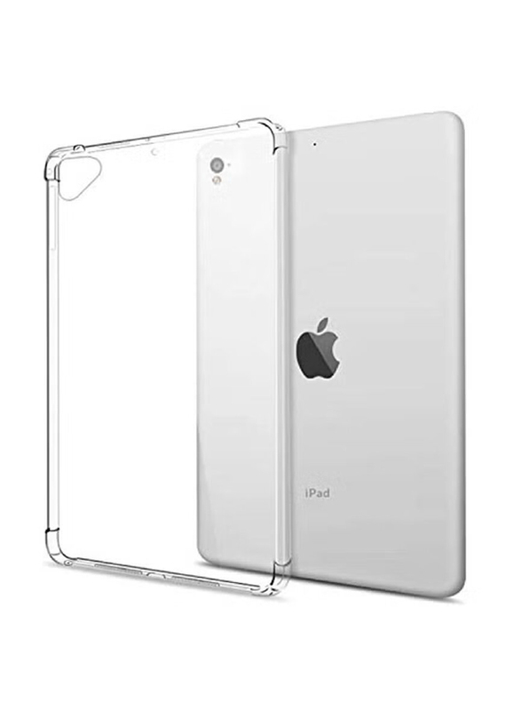 Apple iPad Air 2 Corner Protection Bumper Soft Silicone Shockproof Ultra Slim Premium Anti-Scratch Case Cover, Clear