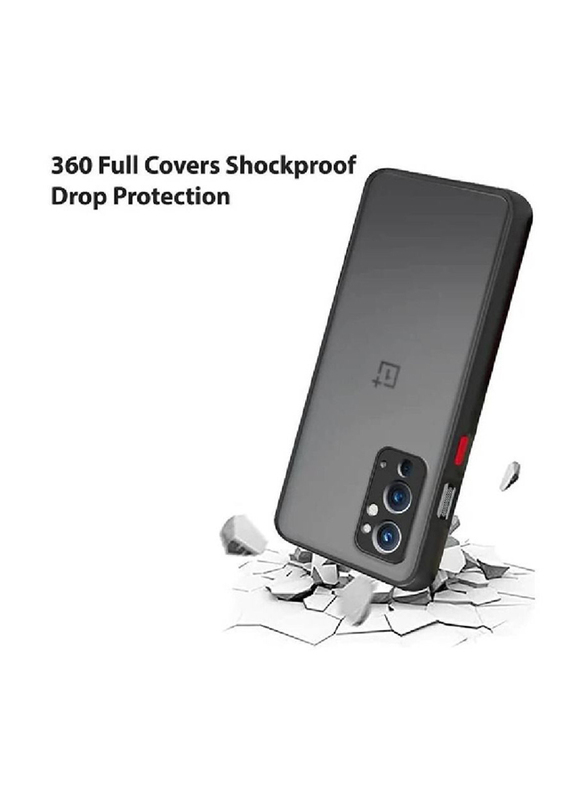 OnePlus 9RT Protective Matte Mobile Phone Case Cover, Black