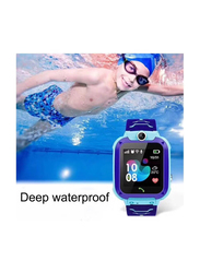 LW Ultra-thin Waterproof Kids Tracker Smartwatch, Blue