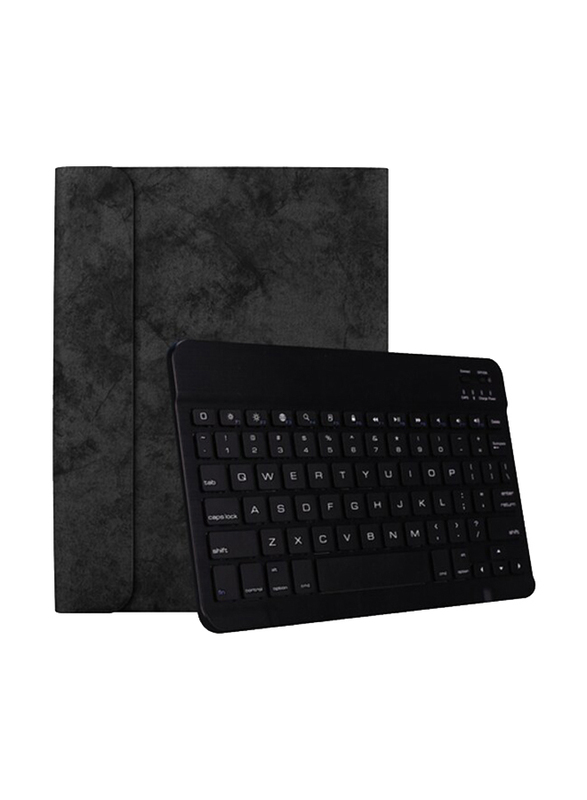 KKMoon Bluetooth/Wireless English Keyboard with Case Cover for Apple iPad Pro 11 2018, Black