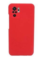 Huawei Mate 40 Pro Soft Liquid Silicone Slim Protective Mobile Phone Case Cover, Red