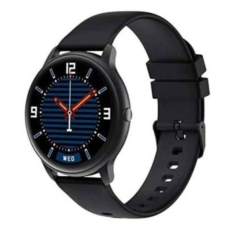 Bluetooth Round waterproof Smartwatch, Black