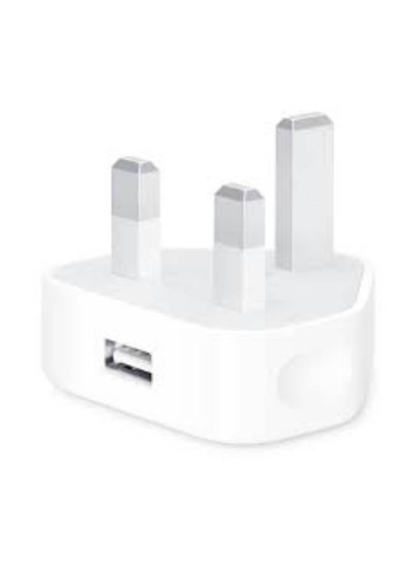 Fast Travel Adapter for Apple iPhone, White