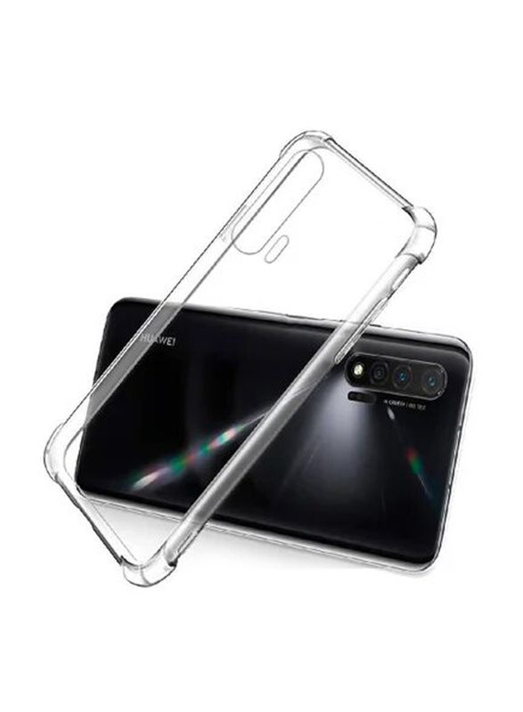 Huawei Nova 6 5g TPU Reinforced Corners Shock-Absorption Flexible Mobile Phone Case Cover, Transparent