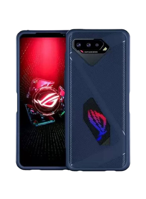 

Generic Asus Rog Phone 5 Ultra Slim Flexible and Lightweight Shockproof Bumper Mobile Phone Case Cover, Blue