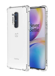 Oneplus 8 Pro Soft Silicone Shockproof Anti-Scratch Mobile Phone Back Case Cover, Clear