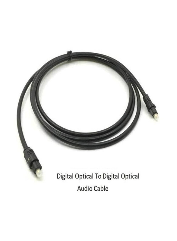 3-Meter Digital Audio Optical Cable, Black