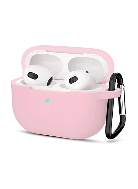 

Generic Apple AirPods 3 Silicone Protective Cover Case, Pink