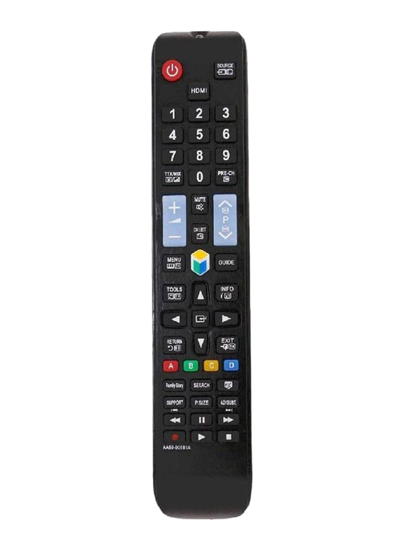Remote Control for Samsung LCD/LED/Smart TV, Black