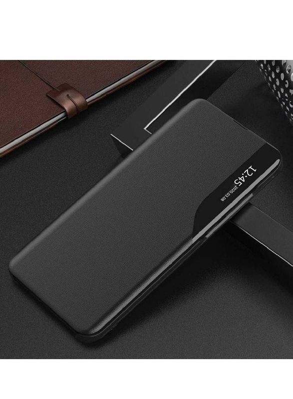 Protective View Flip Case Cover for OPPO Reno 6 Lite, Black