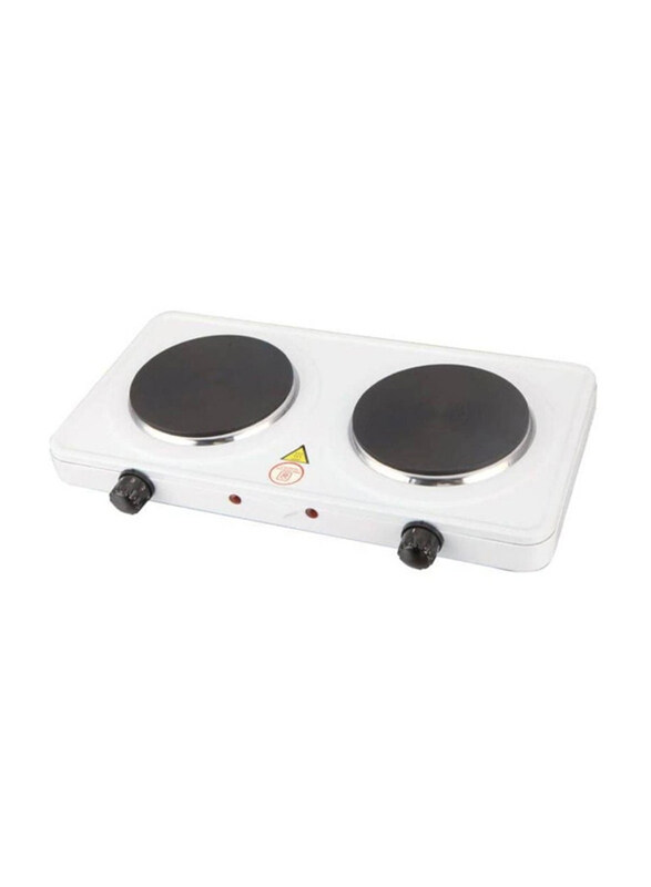 

Arabest Electric Double Hot Plate with Auto-Thermostat, White