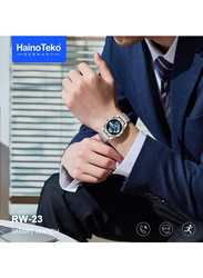Haino Teko 46mm German High Quality Bluetooth Calling Smartwatch for Android iOs, Silver