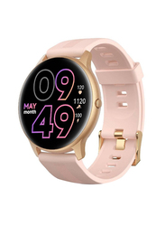 LW Smartwatch with Heart Rate Blood Pressure Monitor, Bluetooth, Waterproof for iPhone & Android, Pink
