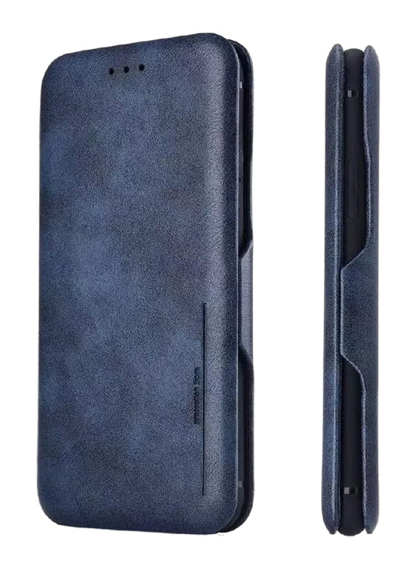 

Olliwon Samsung Galaxy S22+ 5g Protective Smart PU Leather Card Holder With Auto Magnetic Closure Mobile Phone Flip Case Cover, Blue