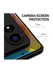 Oppo A98 5G Caseme Protective Shockproof Camera Protection Gel Rubber Silicone Mobile Phone Case Cover, Black