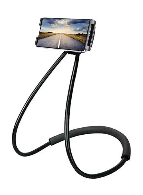 

Generic Universal Hanging on Neck Lazy Phone Holder, Black