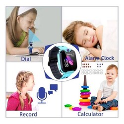 Kids Hd Sport Screen Watch With Call Camera Game Smartwatch, Black/Blue