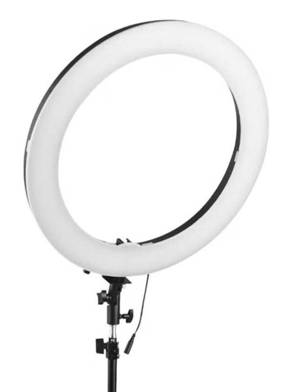 

Generic Dimmable Camera LED Photography Ring Light, Black/White
