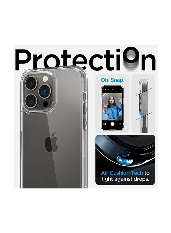 Apple iPhone 14 Pro Soft Silicone Shockproof Anti-Scratch Protective Mobile Phone Case Cover, Clear