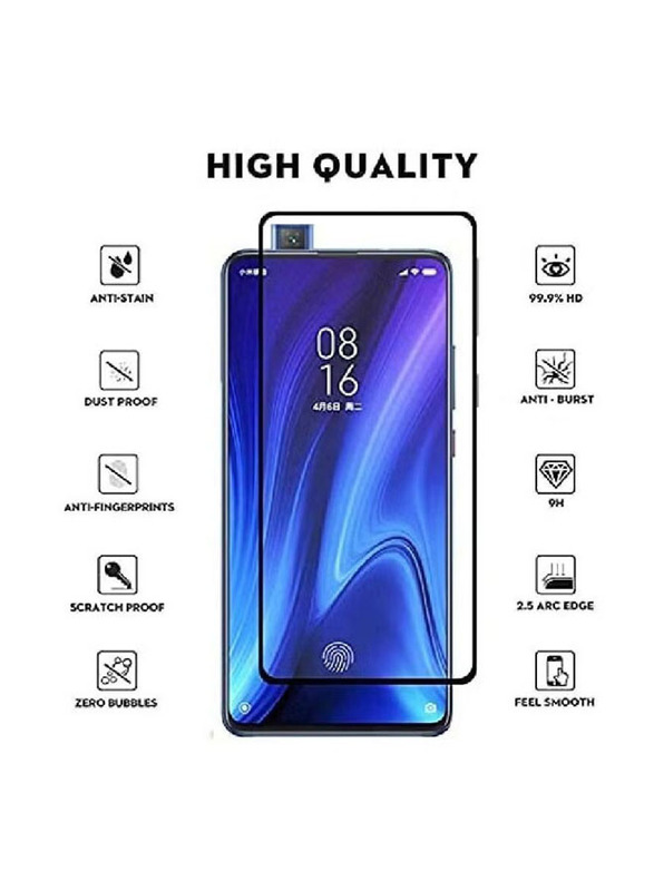 Xiaomi Redmi K20 Pro Full Coverage Mobile Phone Tempered Glass Screen Protector, Clear