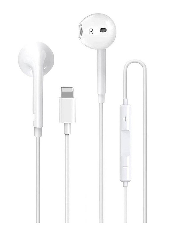 

Generic Wired In-Ear Earphones with Microphone Volume Control for Apple iPhone, White