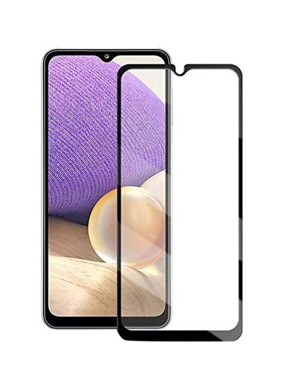 

ICS Samsung Galaxy A32 Tempered Glass Screen Protector, Clear/Black