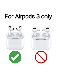 Apple AirPods 3 Protective Case Cover with Keychain and Lock, Blue