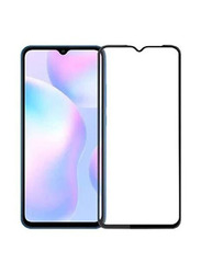 Xiaomi Redmi 9 Full-Screen Easy-to-Install Tempered Glass Screen Protector, Clear/Black