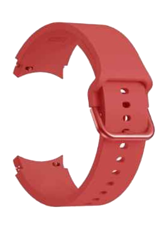 Soft Silicone Sport Band for Samsung Watch 4/Watch 4 Classic, Red