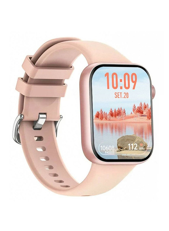 LW 1.85 Full-Touch Bluetooth Calling Ip67 Waterproof Activity Tracker Smart Watch, Pink