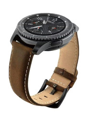 Replacement Leather Band for Samsung Gear S3 Frontier/Classic, Brown