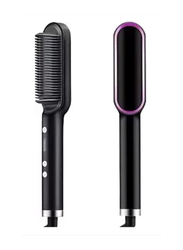 Arabest Hair Straightener Brush With Built In Comb, Black